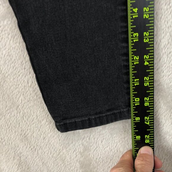 Banana Republic Womens Jeans 28/6 High Rise Skinny Stretch Black Denim Ankle - Picture 3 of 11